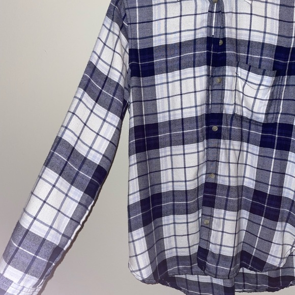 American Eagle Ahhmazingly Soft Flannel Button Down Shirt Small - Picture 6 of 9